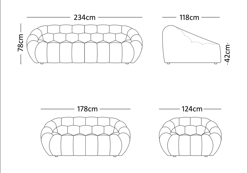 Premium Bubble Sofa